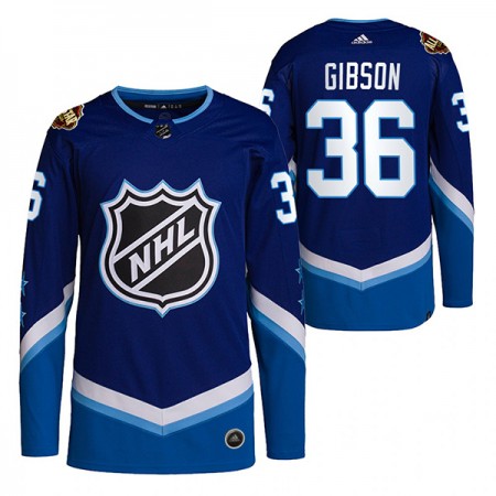 Herren Eishockey Anaheim Ducks Trikot John Gibson 36 2022 NHL All-Star Blau Authentic